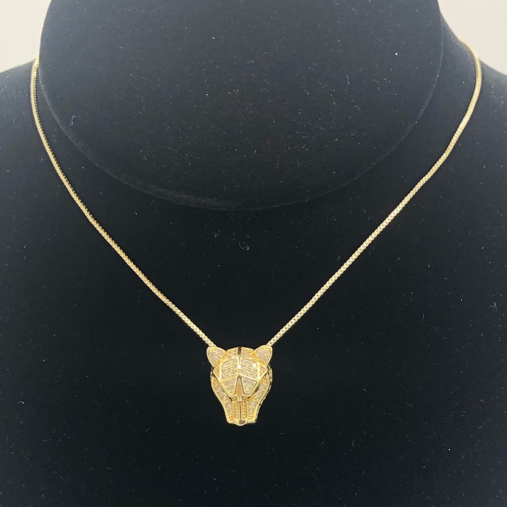 14k Panther Necklace - Picture 12 of 13